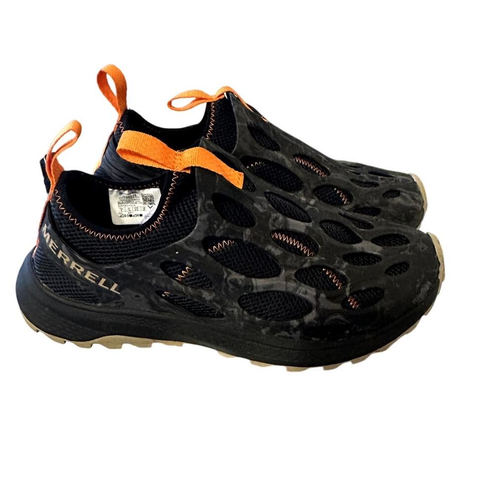 Merrell Hydro Runner Mens Size 8 Black Orange Trail Running Lightweight Shoes